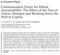 Communication Praxis for Ethical Accountability: The Ethics of the Tree of Action: Dialogue and Breaking down the Wall in Cyprus