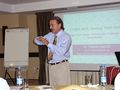 Yiannis presenting in the meeting in Anakara, Turkey