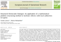 Structured Democratic Dialogue: An application of a mathematical problem structuring method to facilitate reforms with local authorities in Cyprus