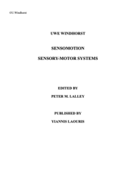 SENSOMOTION Sensory-Motor Systems